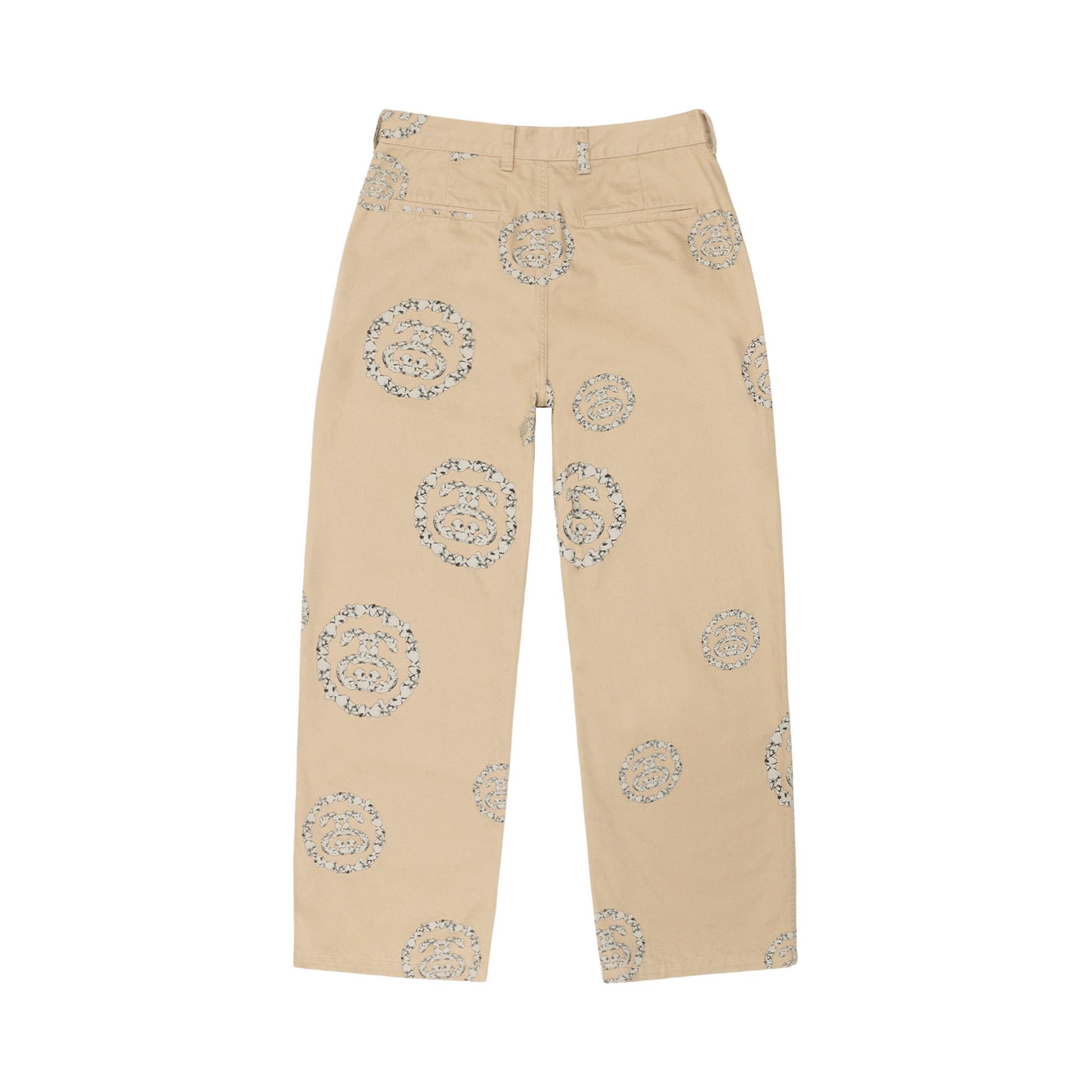 Buy Stussy x Denim Tears SS Wreath Chino Pants 'Khaki