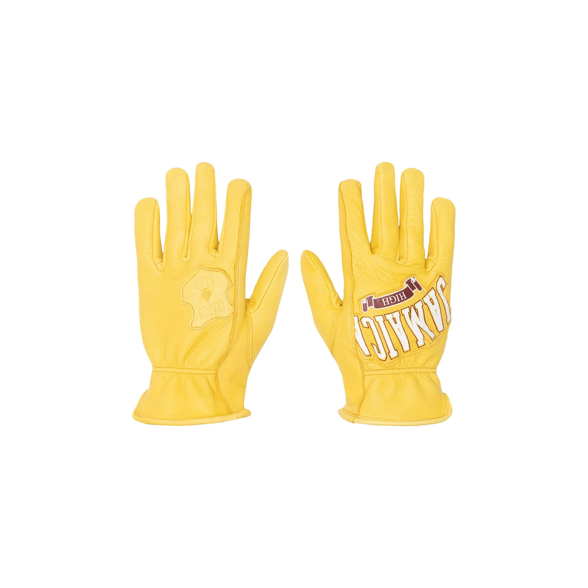 【STUSSY】★グローブ★ STUSSY & DENIM TEARS LEATHER GLOVES Buy Stussy x Denim Tears Leather Gloves 'Yellow' - 338409