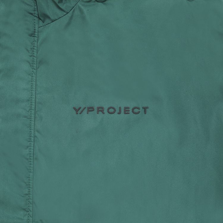 YProject Snap Insert Windbreaker GreenNavy