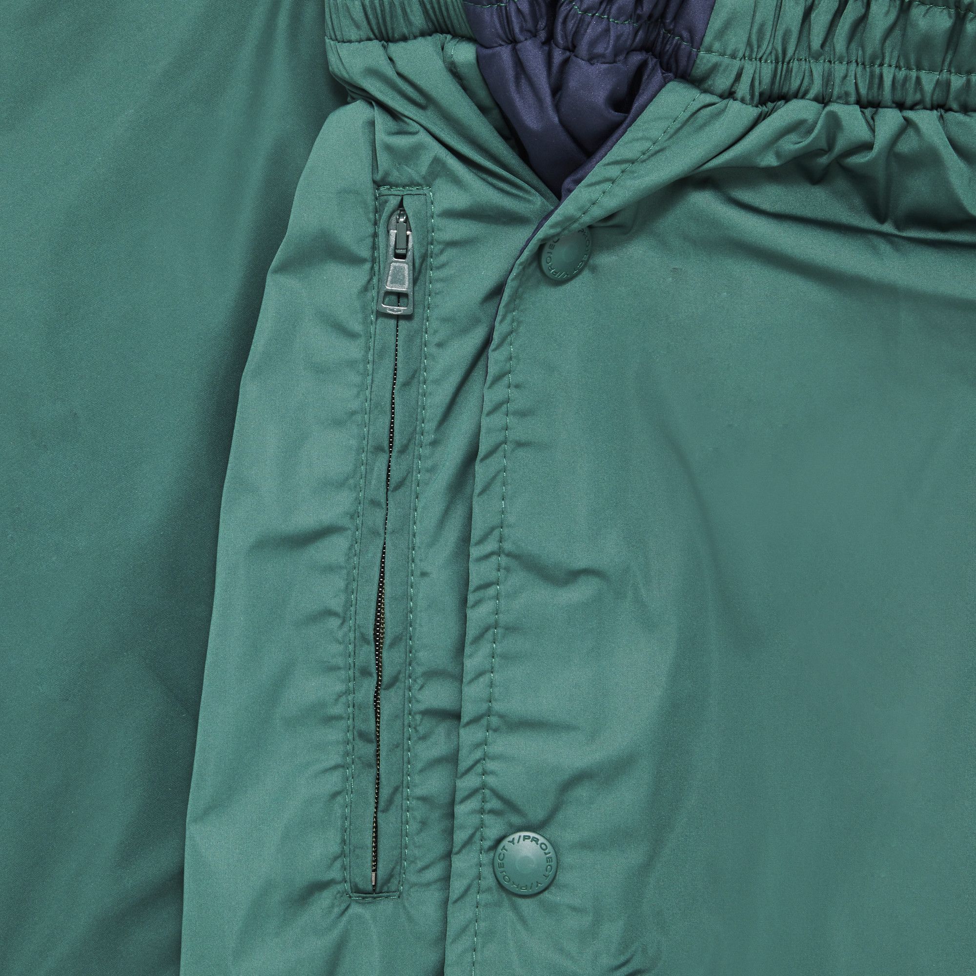 Buy Y/Project Snap Insert Track Pants 'Green/Navy' - 203PA004 GREE