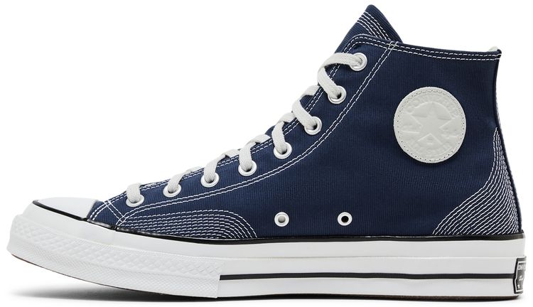 Converse Chuck 70 High Multi Stitch Cotton   Navy