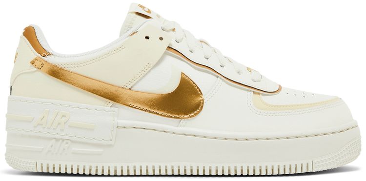 Nike Wmns Air Force 1 Shadow Sail Metallic Gold