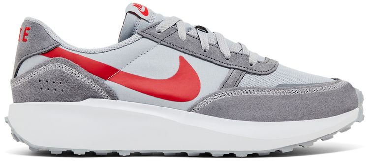 Nike Waffle Debut Wolf Grey University Red
