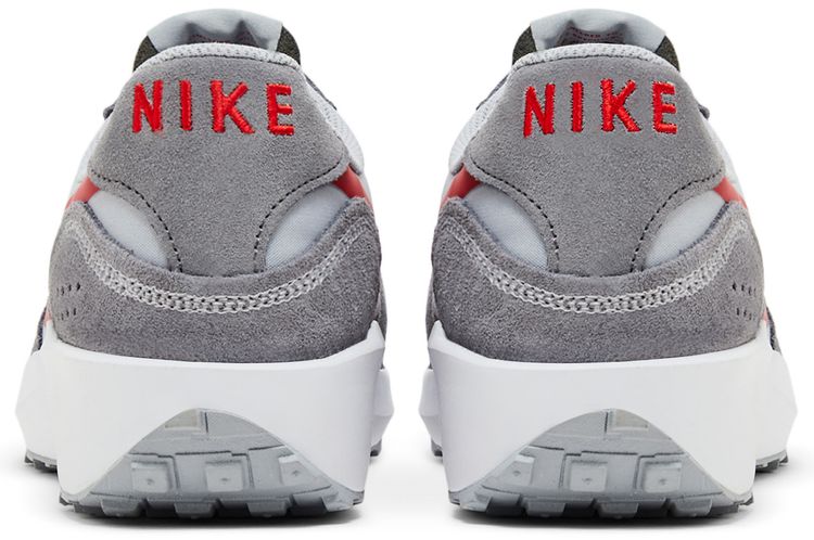 Nike Waffle Debut Wolf Grey University Red