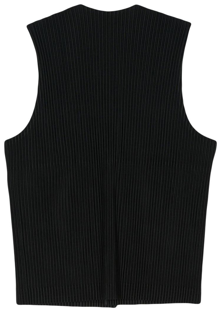 Homme Plisse Issey Miyake Tailored Pleats Vest Black