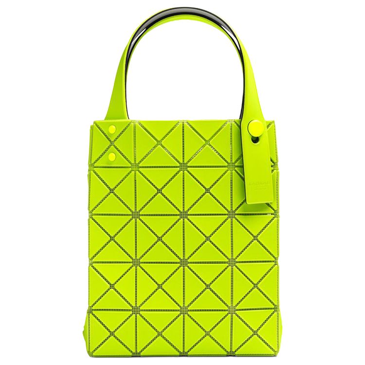 Bao Bao Issey Miyake Prism Plus Mini Tote Bag Yellow Green