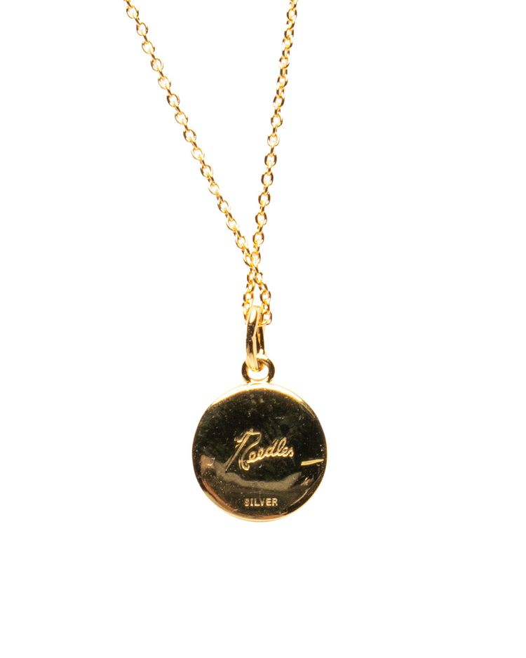 Needles Peace Pendant Gold