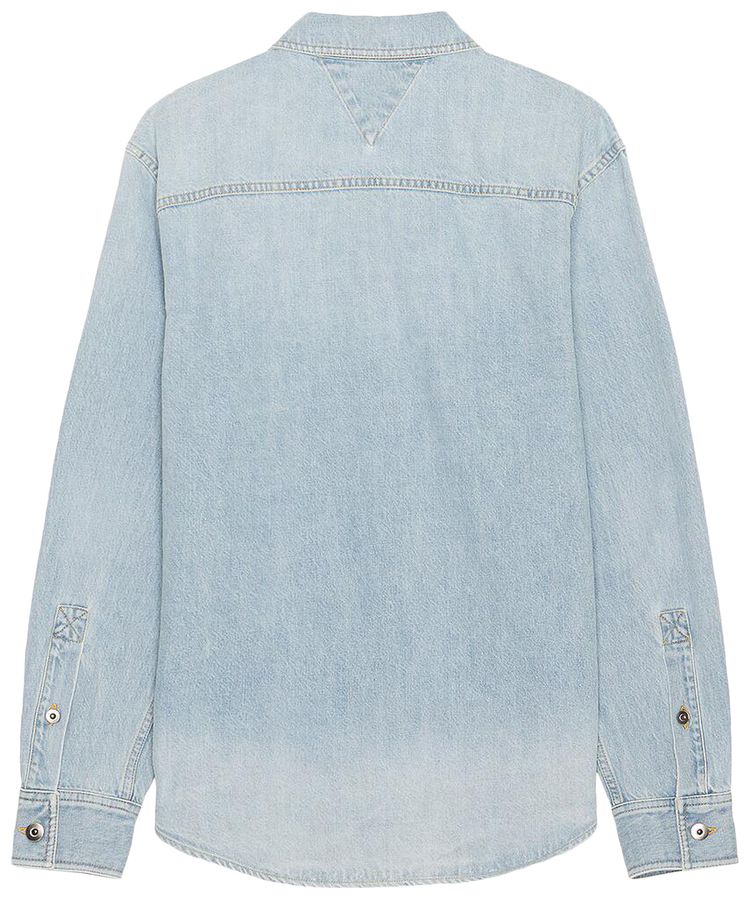 Bottega Veneta Denim Classic Shirt Light Blue