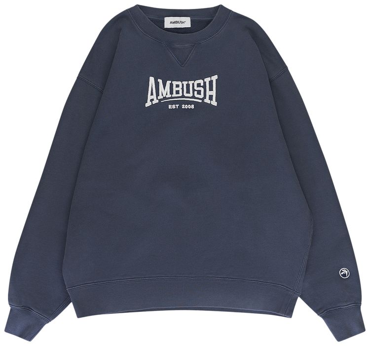 Ambush Logo Crewneck Sweatshirt Blue
