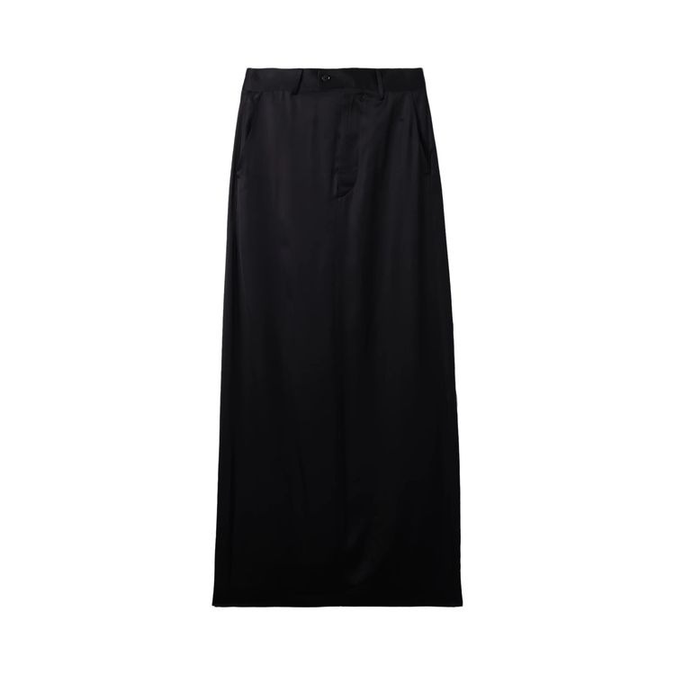 MM6 Maison Margiela Long Lining Skirt Black