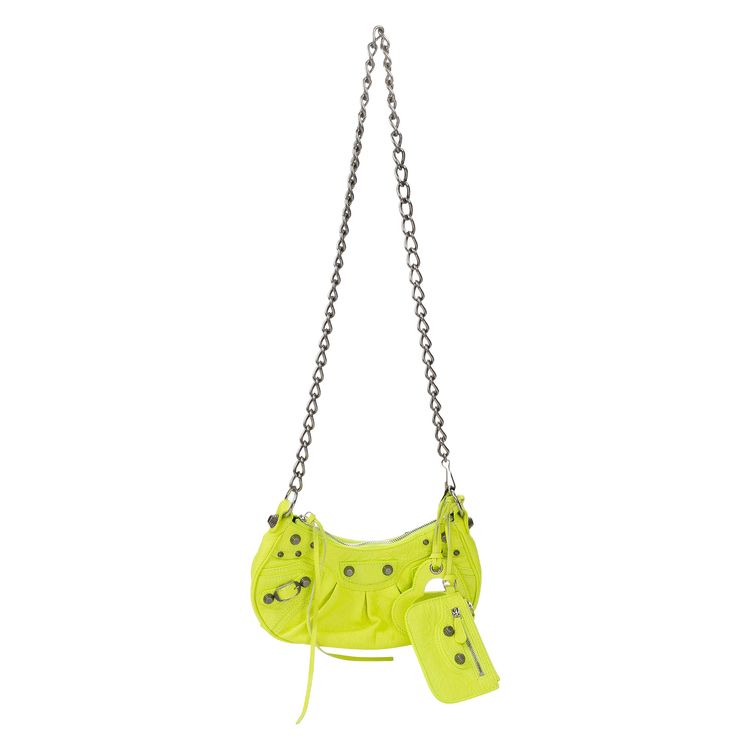 Balenciaga Le Cagole XS Shoulder Bag Yellow