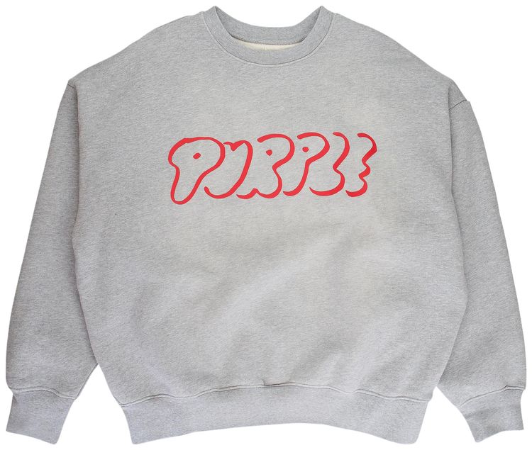 PURPLE BRAND HWT Fleece Crewneck Heather