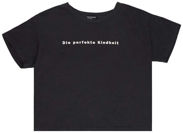 Enfants Riches Deprimes Perfect Childhood T Shirt Faded Black