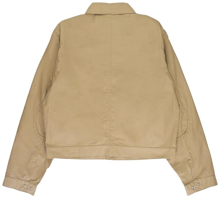 MM6 Maison Margiela Lightweight Cropped Jacket Beige