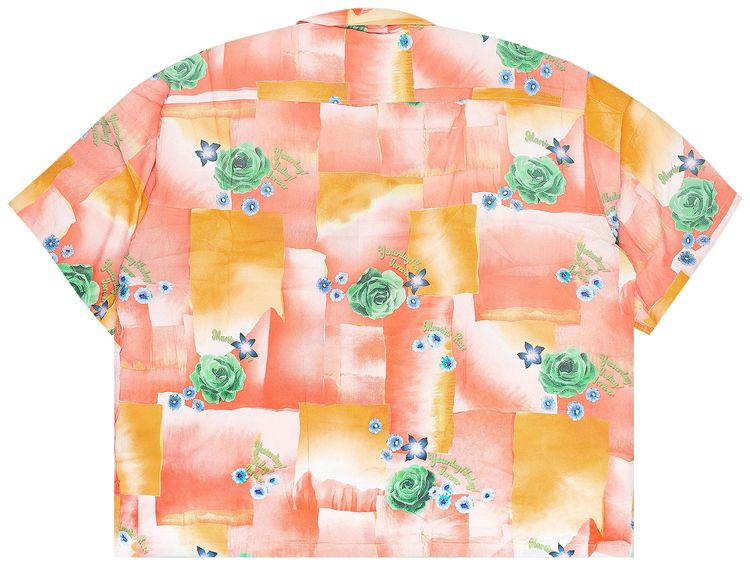 Martine Rose Boxy Hawaiian Shirt Pink