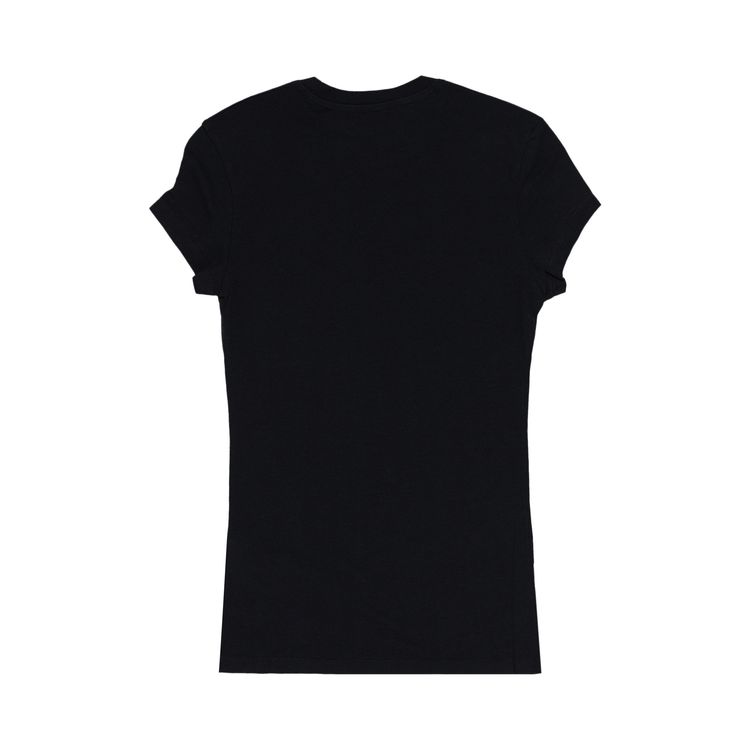 Off White Basic Off Fitted Short Sleeve T Shirt Black White