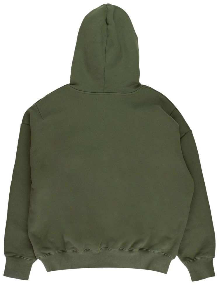 PURPLE BRAND Cutout Wordmark Hoodie Green