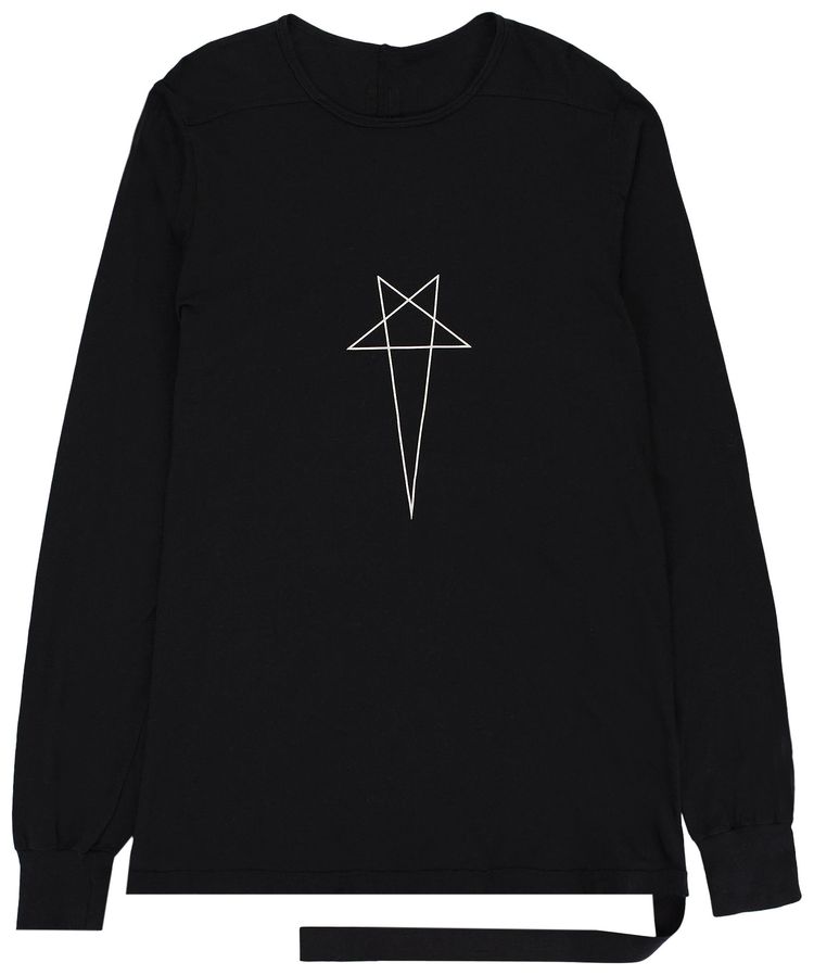 Rick Owens DRKSHDW Level Long Sleeve Tee BlackMilk