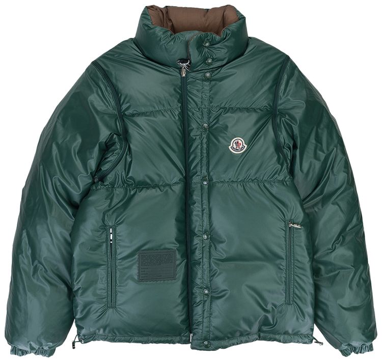 Moncler Verone 1 Reversible Down Jacket GreenBrown