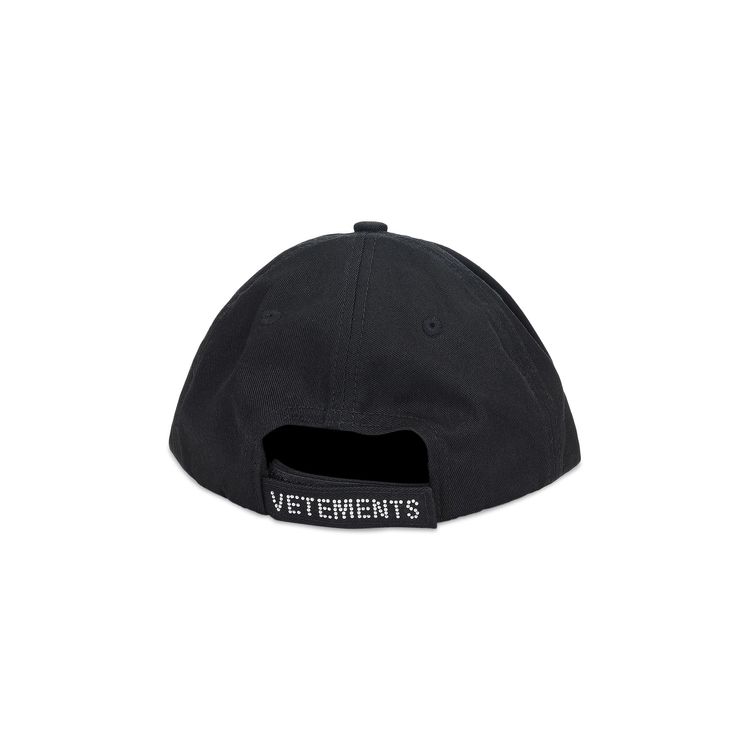 Vetements VIP Crystal Cap Black