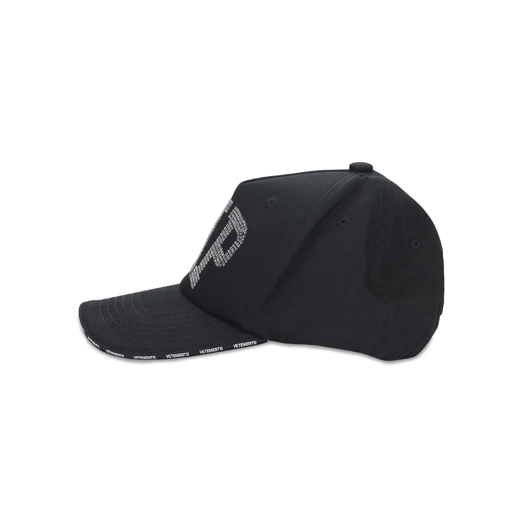 Buy Vetements VIP Crystal Cap 'Black' - UE54CA120B1052 BLAC | GOAT