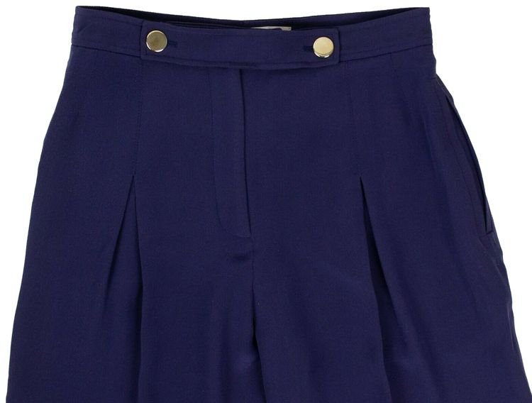 Valentino Mid Rise Flare Pants Cobalt Blue