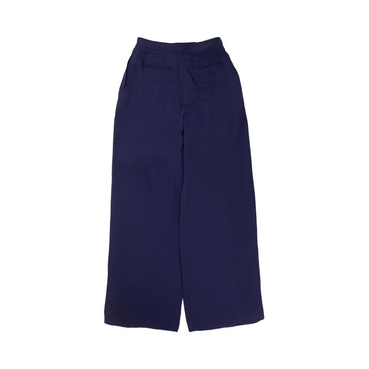 Valentino Mid Rise Flare Pants Cobalt Blue