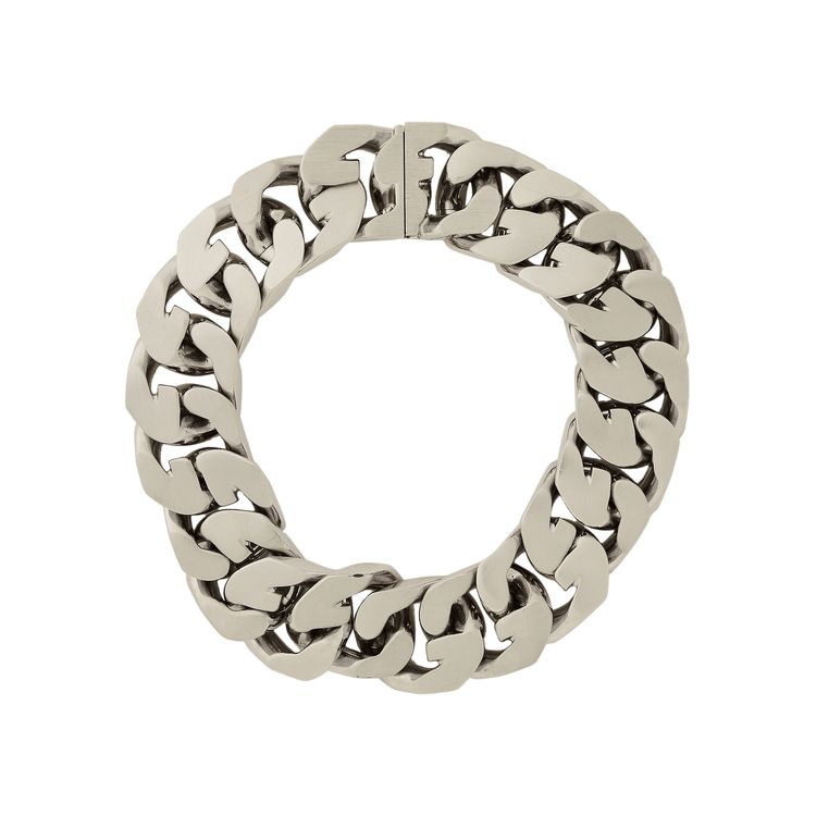 Givenchy Large G Chain Necklace Silver