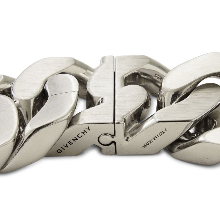 Givenchy Large G Chain Necklace Silver