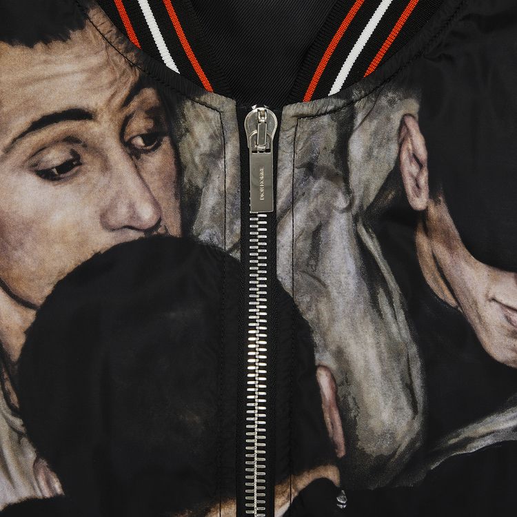 Dior  Kris Van Assche Mosh Pit Bomber Jacket Multicolor