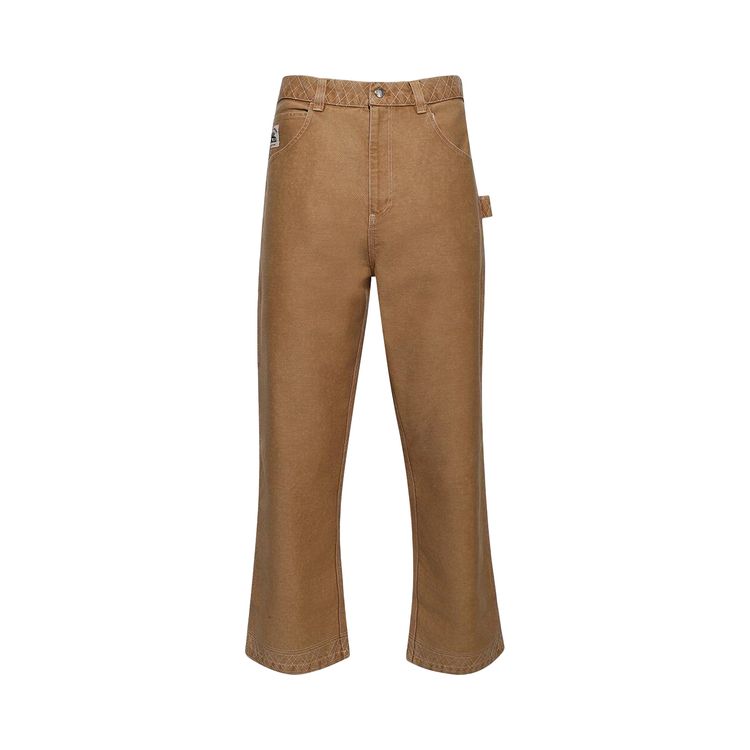 Bode Embroidered Knolly Brook Trouser Brown