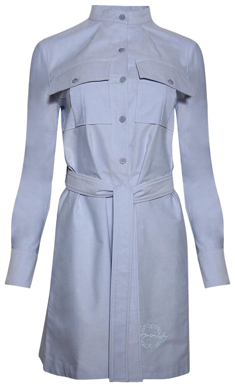 Givenchy Embroidered Mini Dress Baby Blue