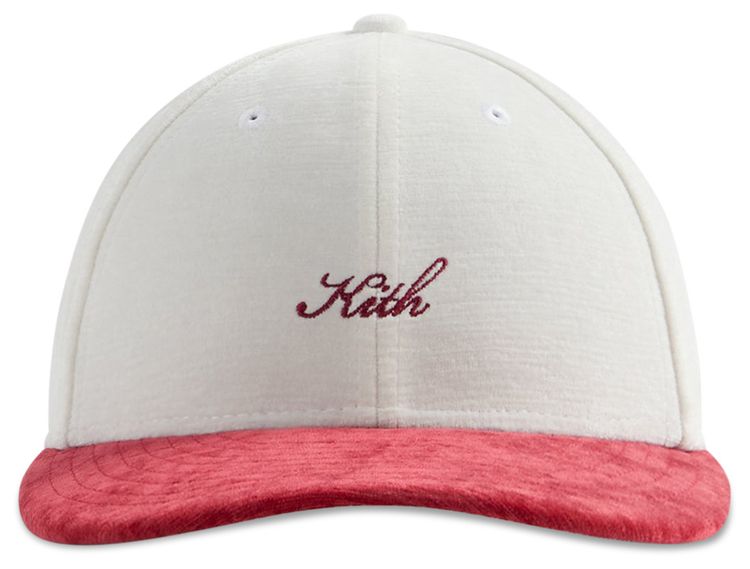 Kith For New Era Chenille Script 59FIFTY Fitted Sandrift