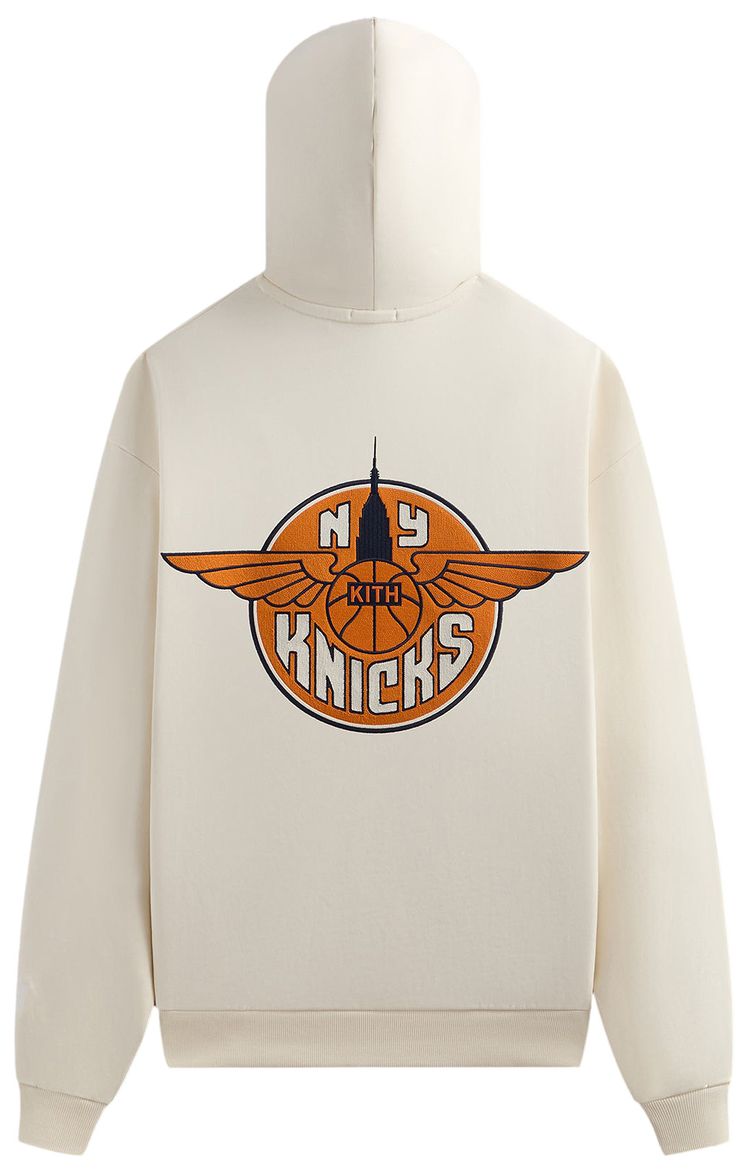 Kith For The New York Knicks Wingman Vintage Nelson Hoodie Sandrift