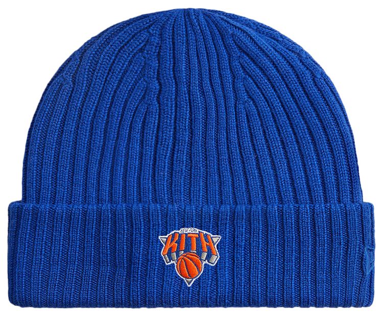 Kith For The New York Knicks Logo Beanie Royal