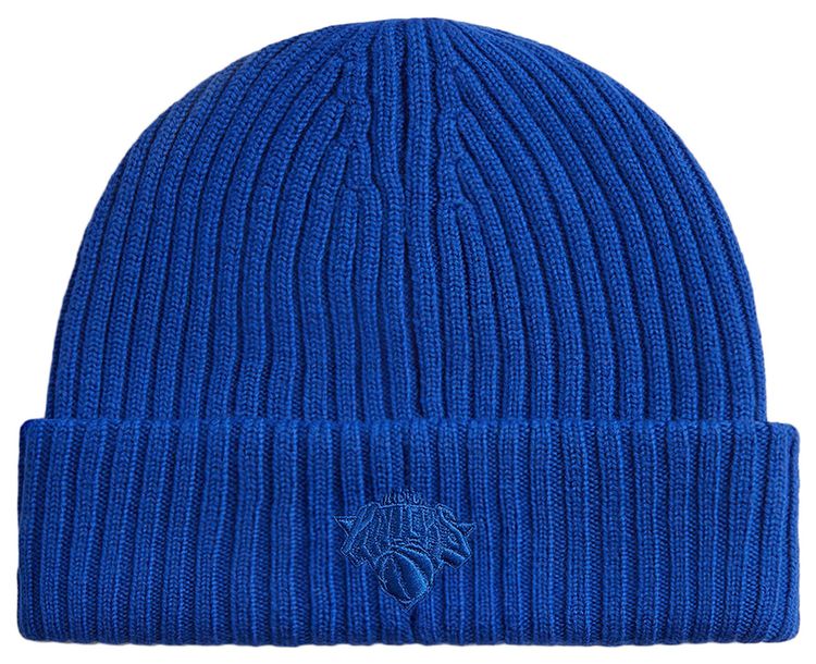Kith For The New York Knicks Logo Beanie Royal