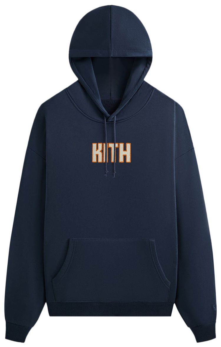 Kith For The New York Knicks Wingman Vintage Nelson Hoodie Nocturnal