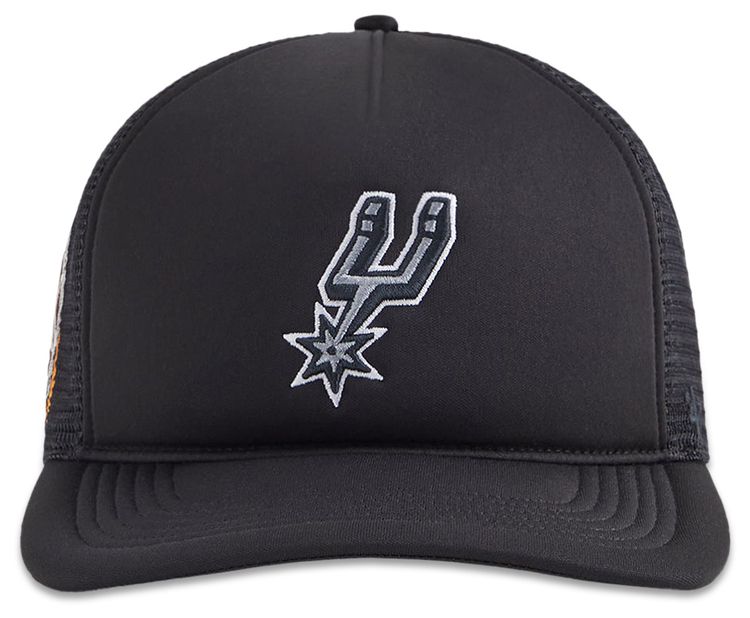 Kith For 47 San Antonio Spurs Hitch Foam Trucker Black