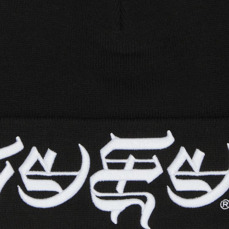 Supreme New Era Blackletter Beanie Black