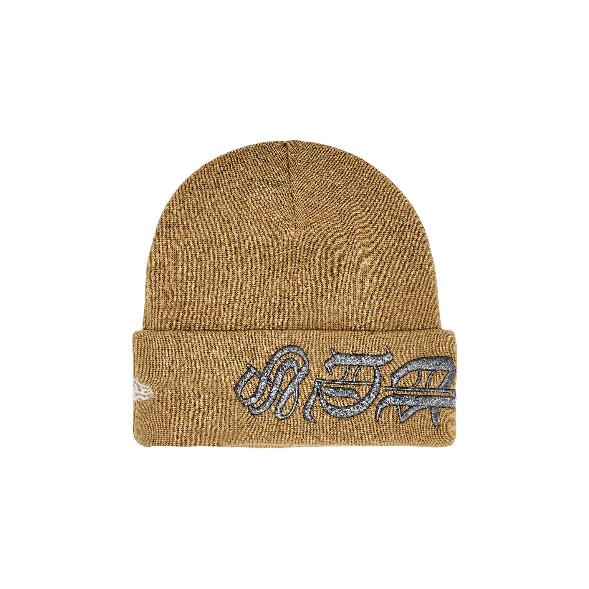 Supreme New Era Blackletter Beanie (SS25) - $40