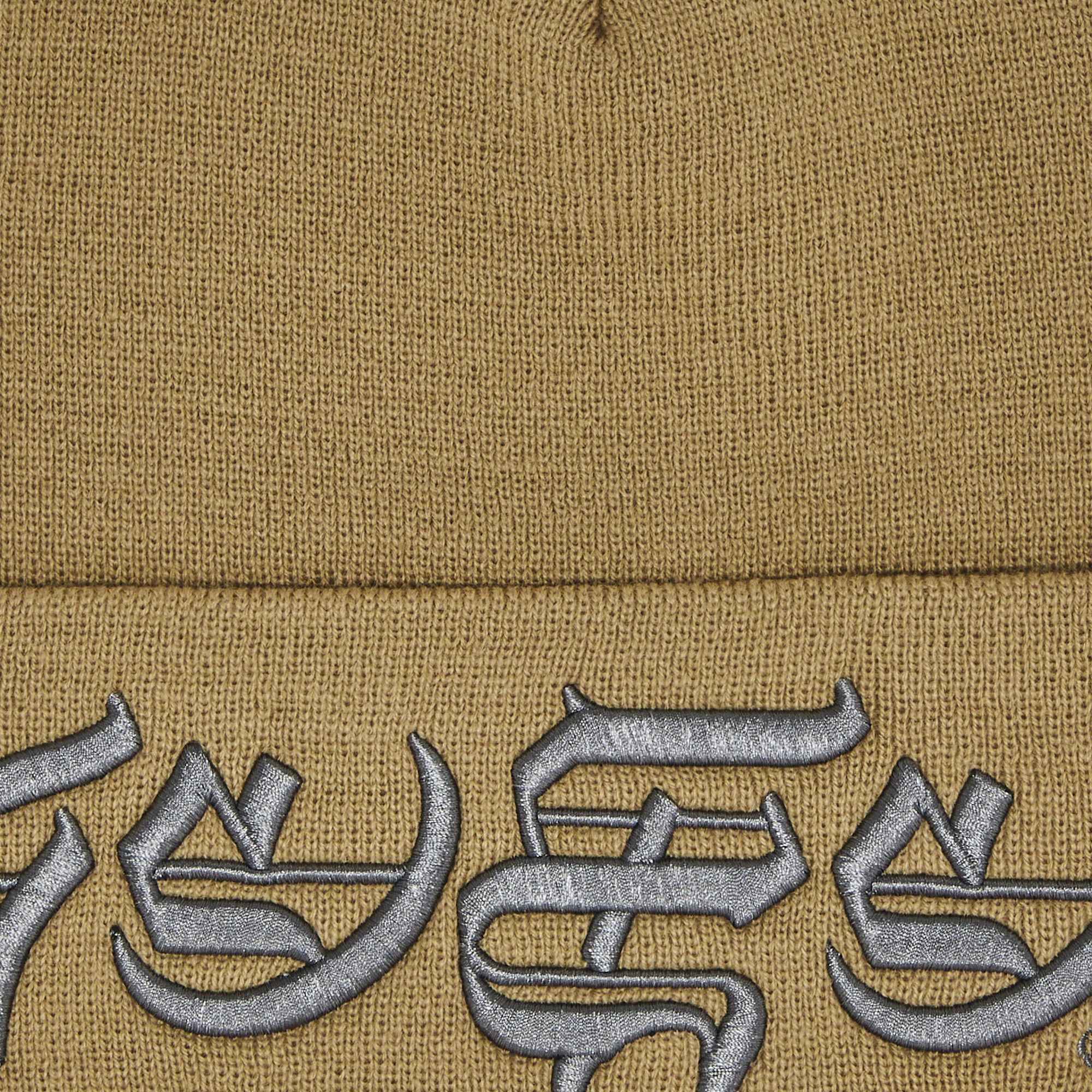 帽子 Supreme New Era Blackletter Beanie Tan Buy Supreme New Era Blackletter Beanie 'Tan' - SS25BN5 TAN