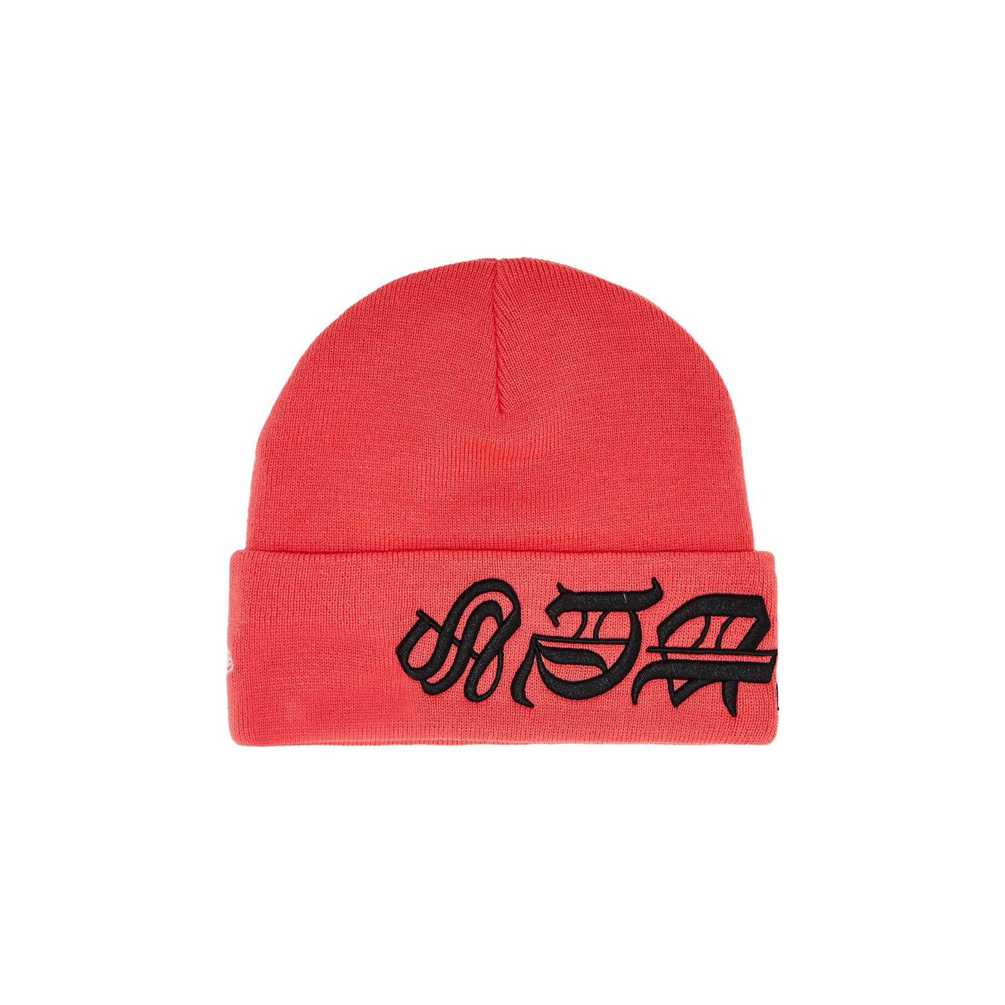Buy Supreme New Era Blackletter Beanie 'Watermelon