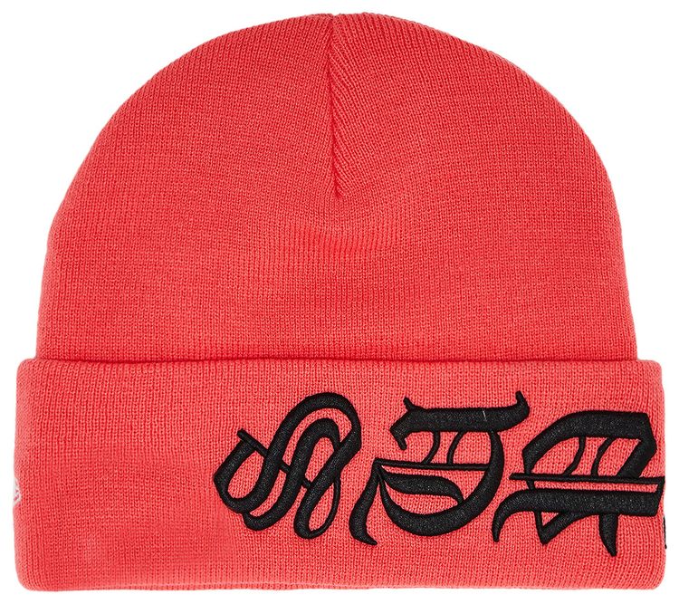Supreme New Era Blackletter Beanie Watermelon