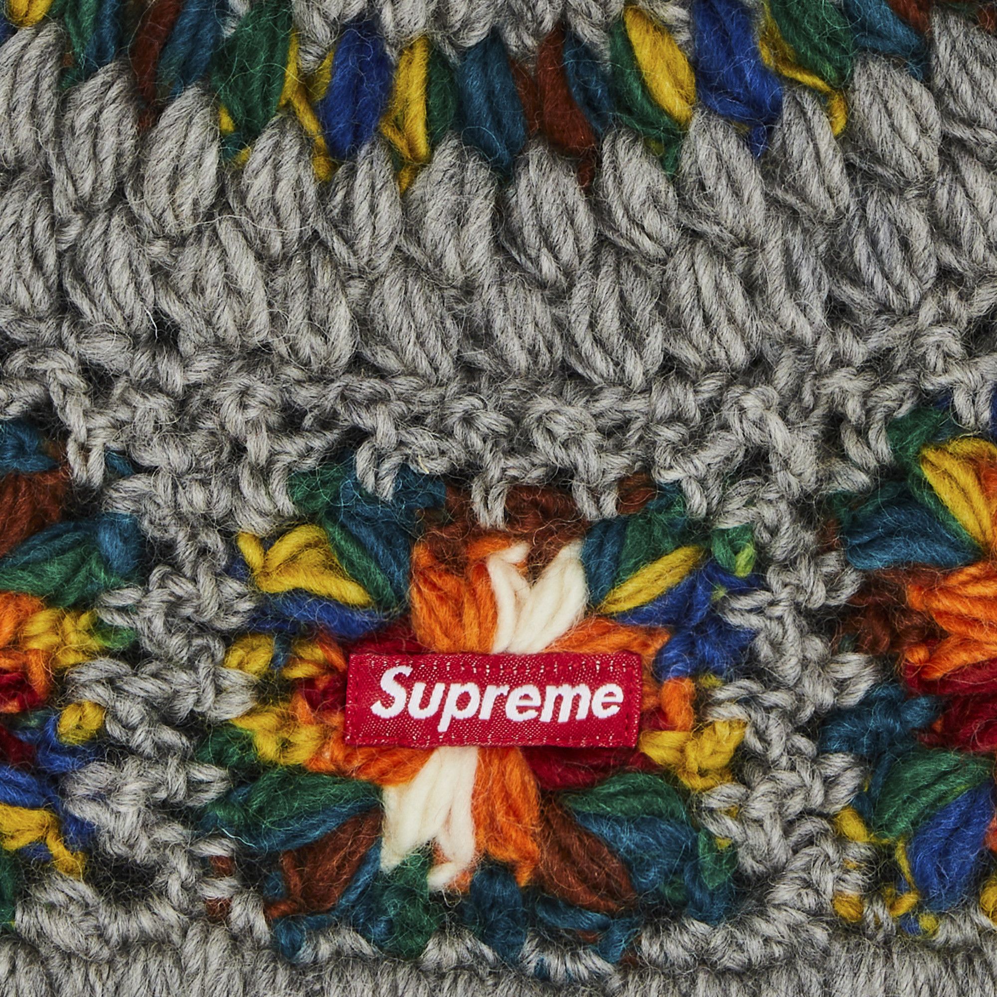 お気にいる Buy HEATHER SS25BN12 - Grey' 'Heather Beanie Crochet Supreme 帽子