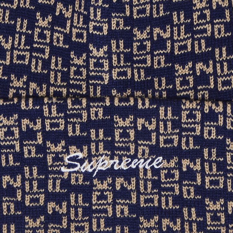 Supreme Fuck Off Beanie Navy