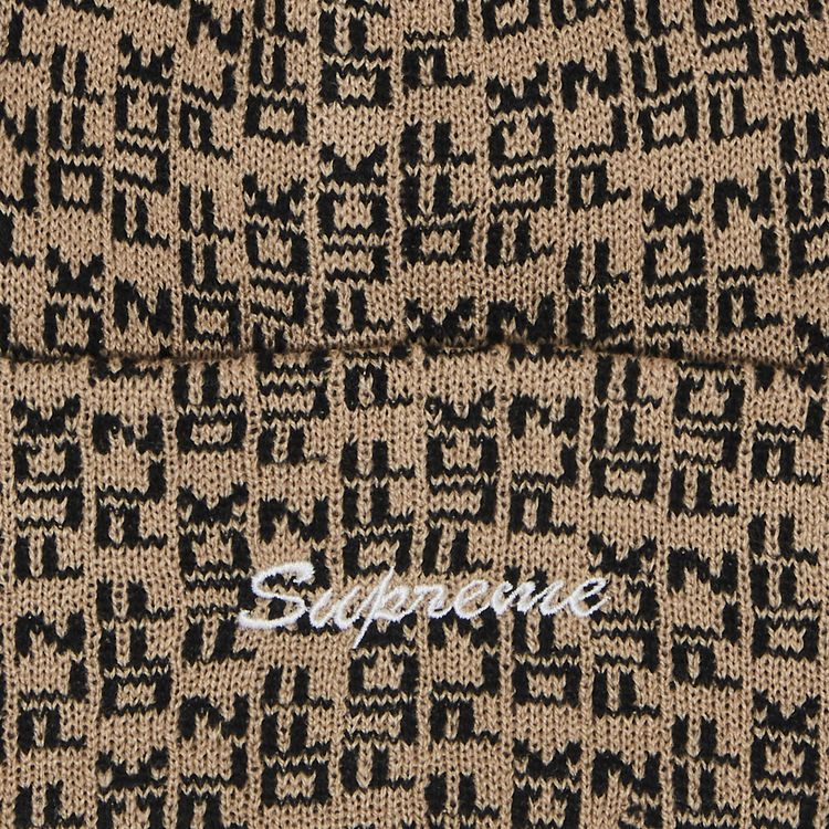 Supreme Fuck Off Beanie Tan