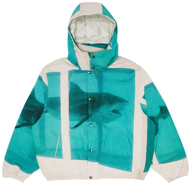 Supreme x Damien Hirst Down Puffer Jacket White
