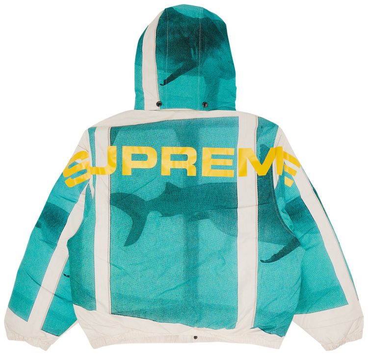 Supreme x Damien Hirst Down Puffer Jacket White