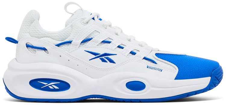 Reebok Solution Mid White Electric Cobalt