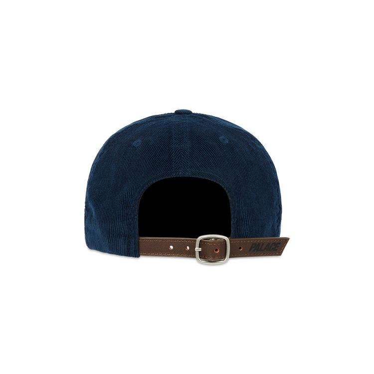 Palace Washed Cord 6 Panel Navy